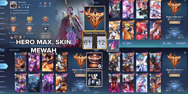 Gambar Product ML SULTAN, LEGEND ALPHA, LEGEND FREYA, LUKAS NARUTO, LANCE KINSHIN, COLLECTOR CECILION, RECALL TAS TAS, 100% SAFE ANTI HB, LIFETIME WARRANTY