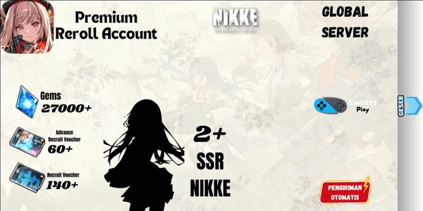Gambar Product [GLOBAL] Goddess Of Victory: Nikke Premium Starter Reroll Account