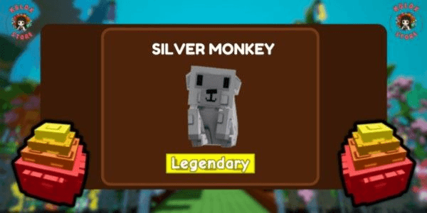 Gambar Product Silver Monkey Legendary Egg - Grow a Garden