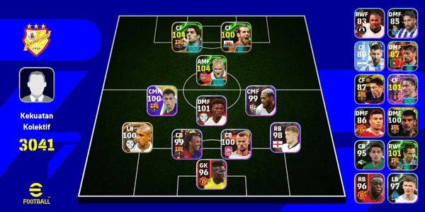 Gambar Product Ready to play, there's epic DB Bergkamp, epic DB Bale, epic DB Suarez, epic DB Giuly, Showtime Nunez, etc.