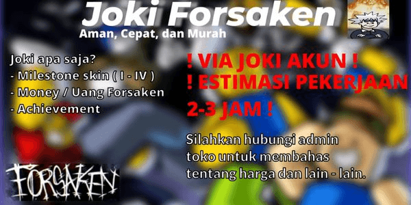 Gambar Product 2500 Forsaken Money