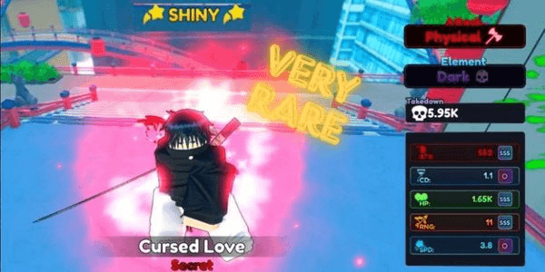 Gambar Product Shiny yuta / Shiny Cursed Love (Good Stats) - Anime Rangers X