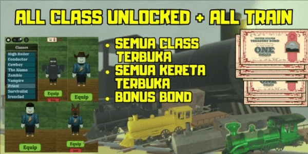 Gambar Product AKUN DEAD RAILS - ALL CLASS UNLOCKED & ALL TRAIN UNLOCKED