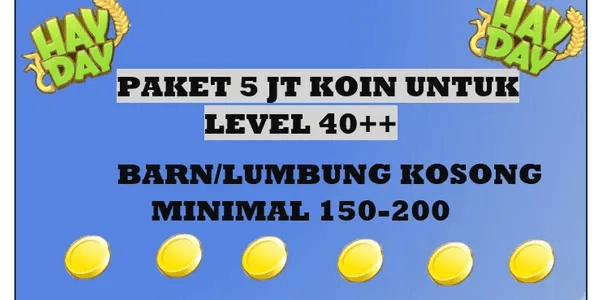 5 Million Coin Package Level 40+