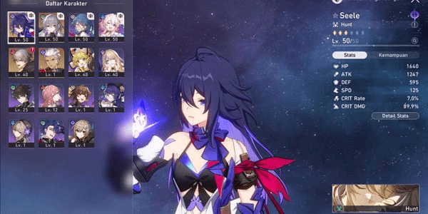 Akun Murah TL35 Seele, Bronya, Archer [Honkai: Star Rail]