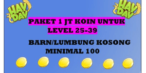 1 Million Coin Package Lvl 25 - 39