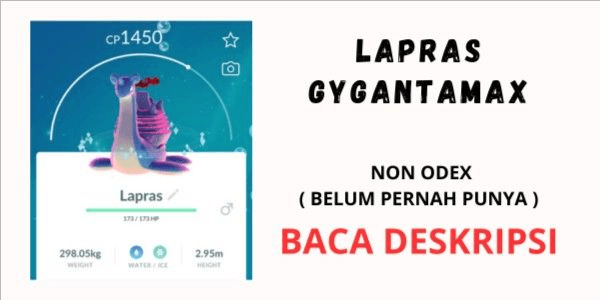 Gambar Product Lapras Gigantamax