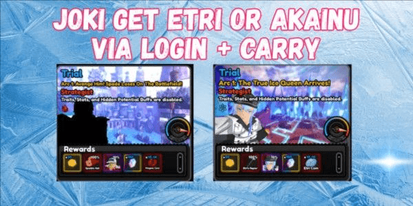 Gambar Product Joki Trial Get Secret Unit Free Ascended - ASTD X