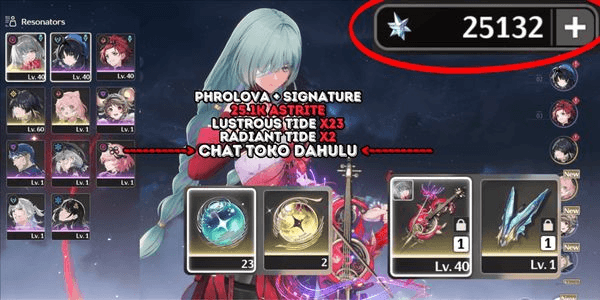 Gambar Product [25.1K ASTRITE][4SSR] PHROLOVA+ SIGNATURE + ENCORE + ABYSS SURGES + CHECK DESC! [SEA] #A19