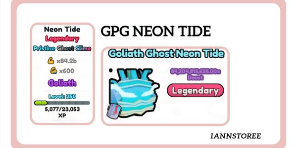 Gambar Product (x84,2B Strength Boost) GPG Neon Tide | Arm Wrestle Simulator