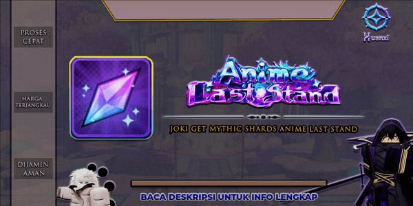 Gambar Product Joki Get 10 Mythic Shards - Anime Last Stand