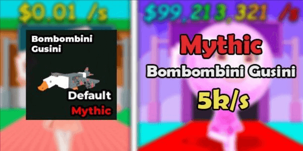 Gambar Product (Mythic) Bombombini Gusini - Steal A Brainrot