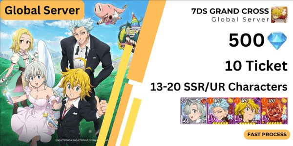 Gambar Product 7DS Seven Deadly Sins Grand Cross Platinum Edition Gacha Starter Account