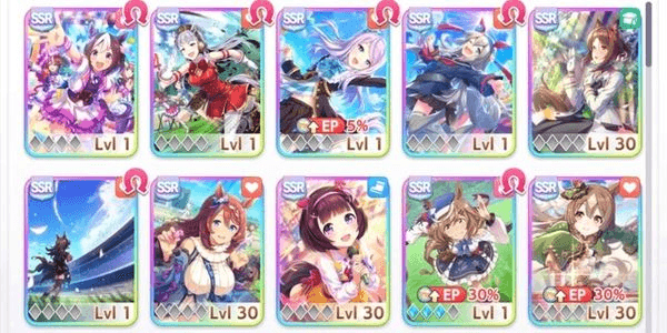 Gambar Product (Global) Uma Musume Account Kitasan LB 4 + SuperCreek + Fine Motion + 8 Random SSR
