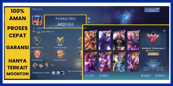 Gambar Product CHEAP AND SAFE SULTAN ML ACCOUNT #68