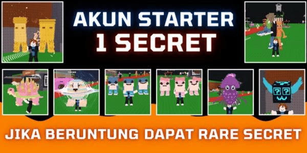 Gambar Product AKUN STARTER 1 BRAINROT SECRET | STEAL A BRAINROT