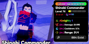 Shinobi Commander Trait Almighty