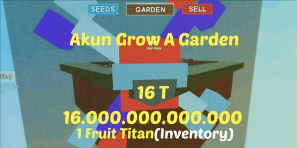 Gambar Product Akun Grow A Garden - Inventory3