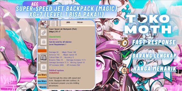 Gambar Product Super-speed jet backpack (Magic) XG+7 (level 1 can use!)