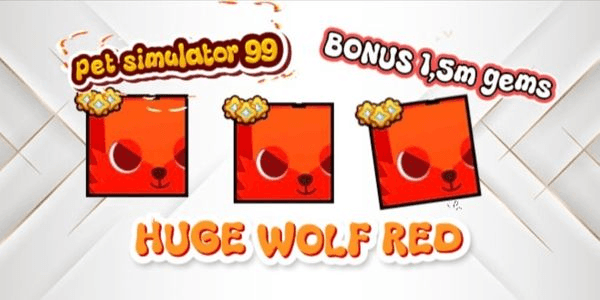 Gambar Product Huge Red Wolf