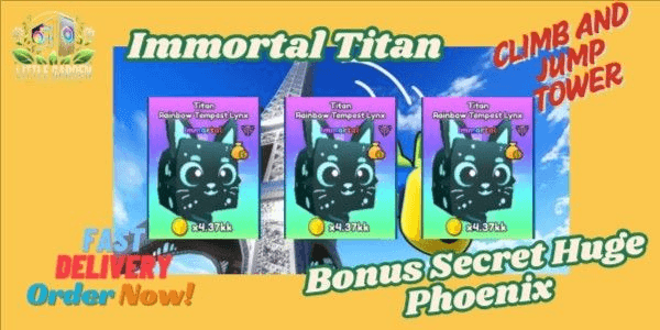 Gambar Product Titan Rainbow Tempest Lynx Bonus Huge Secret Skylure Phoenix