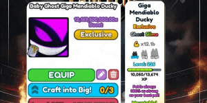 { ALL WORLD } GIGA MENDIABLO DUCKY 300% SUPER OP PET FOR TRAINING..!!