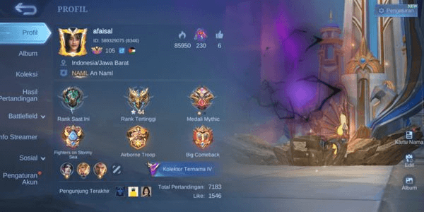 Gambar Product CHEAP MOBILE LEGENDS ACCOUNT
