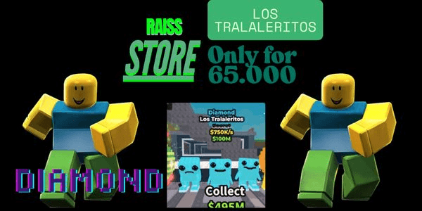 Gambar Product THE TRALALERITOS - DIAMOND + BONUS GOD BRAINROT