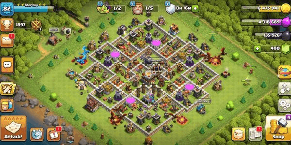 Gambar Product Town Hall 11 Hero Max Siap War