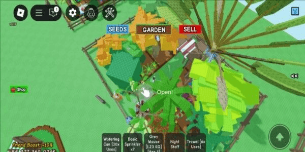 Gambar Product Akun grow A garden with many prismatic and divine Rosy delight Coins.