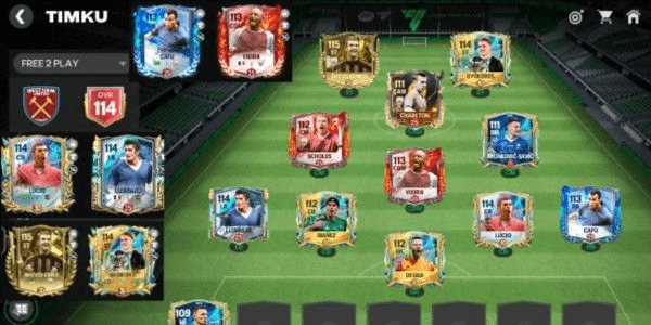 Gambar Product AKUN FC MOBILE GACOR SQUAD OVR 113 SUPER LUXURY GOD PLAYER, ALL PLAYERS MAX LEVEL‼️| Please Read Product Description