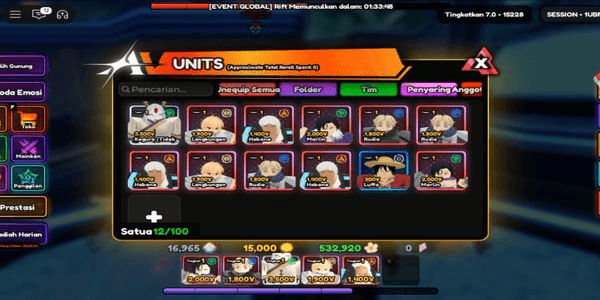 Gambar Product Clean Account AV (Vanguard Kaguya+500k Flowers + 4 Portal Slime + Shiny Redeus&Marlin + 285 RR)
