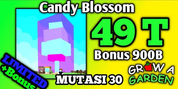 Gambar Product Candy Blossom (Limited Divine) - Grow a Garden