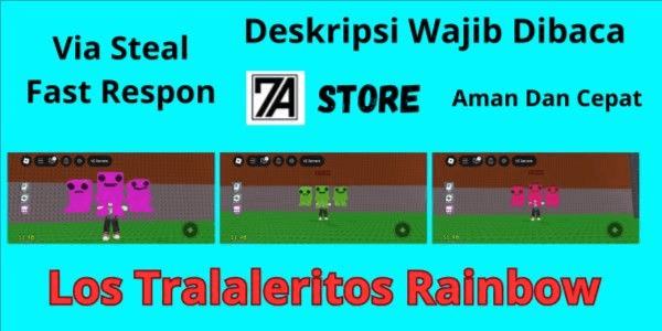 Gambar Product Los Tralaleritos Rainbow (Secret) | Steal A Brainrot