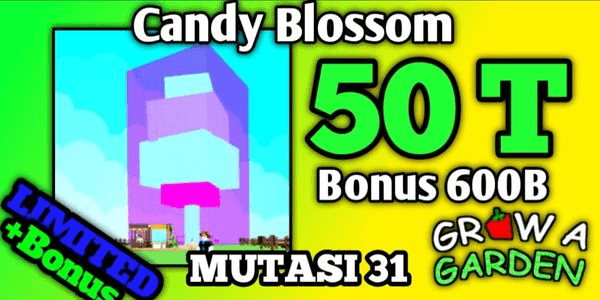 Gambar Product Candy Blossom (Limited Divine) - Grow a Garden