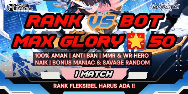 Gambar Product MABAR RANK VS BOT (AUTO WIN)