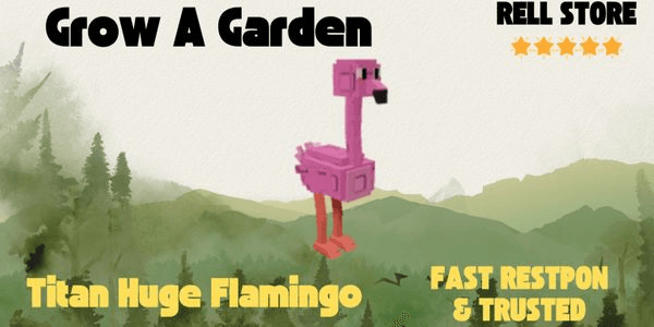 Gambar Product Titan Flamingo + Bonus 100 Trillion - Grow A Garden