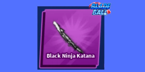 Black Ninja Katana