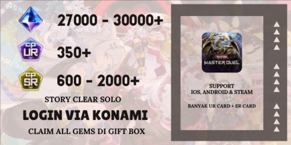 Gambar Product Yu-Gi-Oh! Master Duel Gacha Account - 1