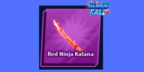 Red Ninja Katana