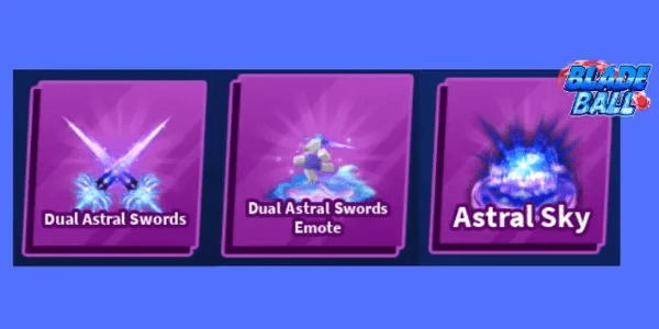 Dual Astral Swords set