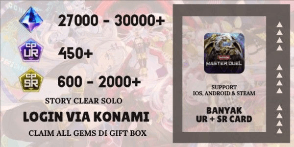 Gambar Product Yu-Gi-Oh! Master Duel Gacha Account - 2