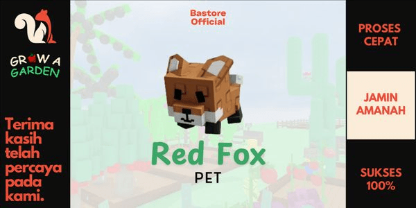 Gambar Product Red Fox (Grow A Garden)