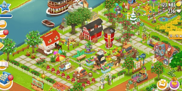 Gambar Product Farm Hay Day Level 62 Barn 675/775 Silo 647/725 Good Decoration Quality Specs