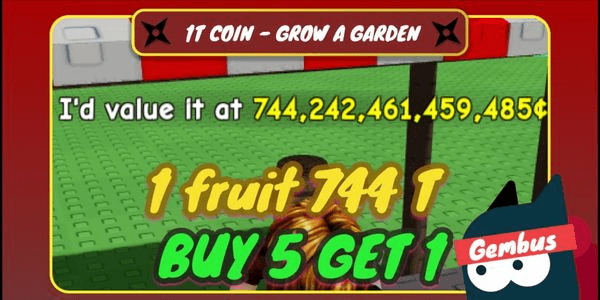 Gambar Product 1T Coins - Grow A Garden