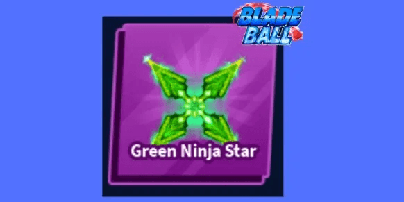 Green Ninja Star