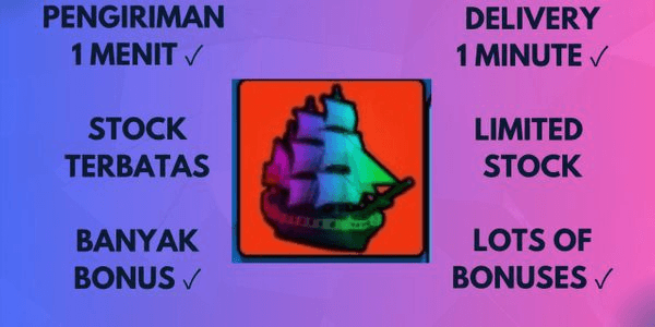 Gambar Product Rainbow Sail Boat 19,50% Luck | Climb and Jump Tower