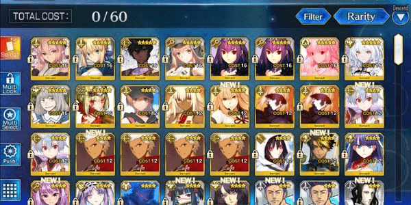 Gambar Product [NA][Starter] Okita + Castoria + Skadi NP2 + Arcueid + Lady Avalon + Oberon + Draco