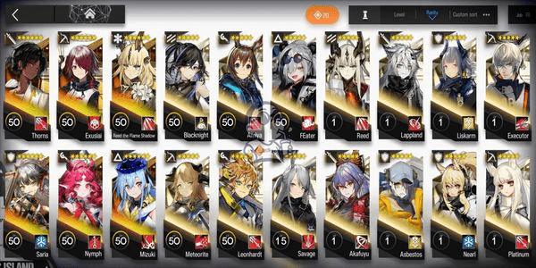 Gambar Product AK GLOBAL 6*6 , THORN,SARIA,EXUSIAI,NYMPH,REED ALTER,MIZUKI