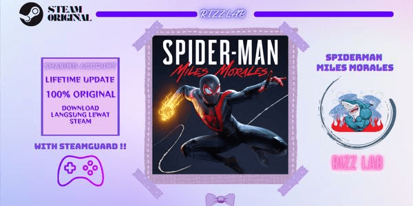 Gambar Product Spiderman Miles of Morales Steam Sharing Guard